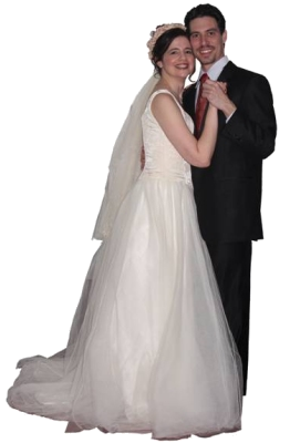 Married couple dancing